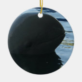 Irrawaddy Dolphin Peek-A-Boo Keramisch Ornament (Voorkant)