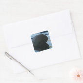 Irrawaddy Dolphin Peek-A-Boo Vierkante Sticker (Envelop)