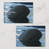 Irrawaddy Dolphin Peek-A-Boo Visitekaartje (Voorkant / Achterkant)
