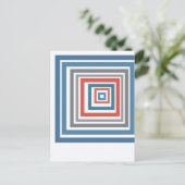 Irregular Squares Briefkaart (Staand voorkant)