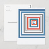 Irregular Squares Briefkaart (Voorkant / Achterkant)