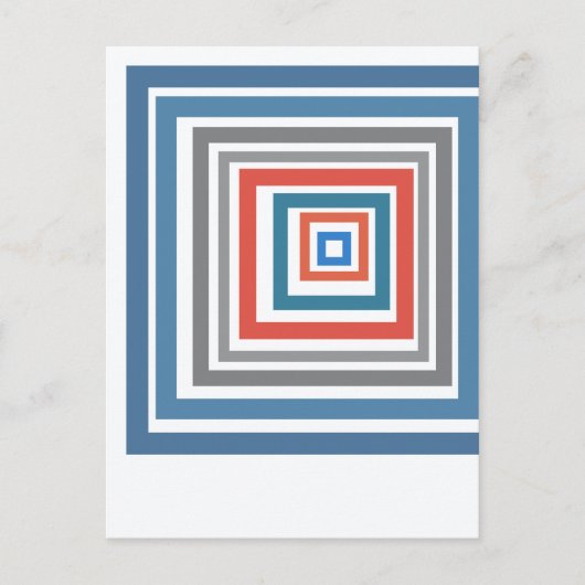 Irregular Squares Briefkaart (Voorkant)