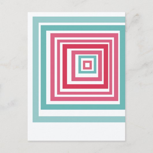 Irregular Squares  Briefkaart (Voorkant)