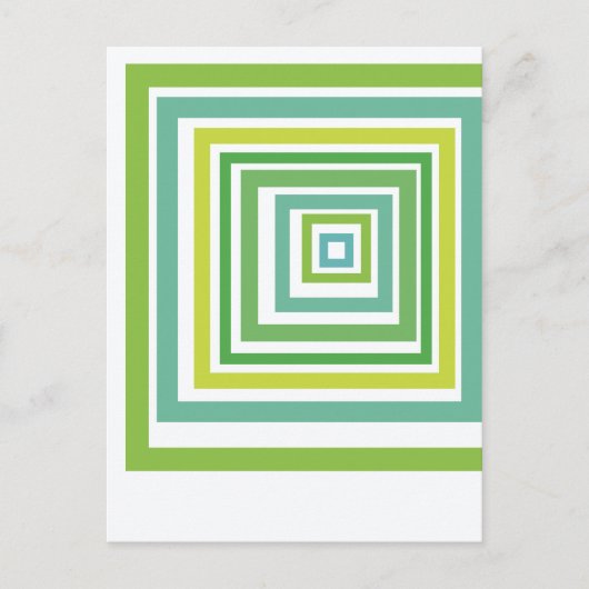 Irregular Squares  Briefkaart (Voorkant)