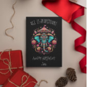 Irrelephant verjaardag viering bedankkaart