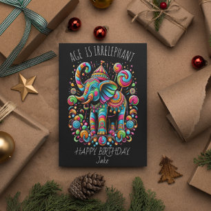 Irrelephant Verjaardagswensen voor Jake Bedankkaart