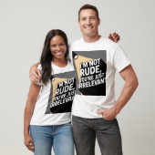 "Irrelevant en ongehinderd T-shirt" T-shirt (Unisex)