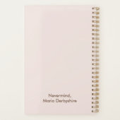 IRRELEVANTE DINGEN WAAR IK VAAK AAN OVERDENK PLANNER (Achterkant)