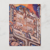 Irren-Anstalt Band-Hain van Adolf Wölfli (1910) Briefkaart (Voorkant)