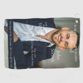 Irresistible Husband Magazine cover stijl Golfhanddoek (Horizontaal)