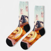 Irresistible Pumpkin Socks – Cute Halloween Magic Sokken (Links)