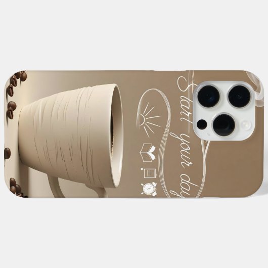 Irresistible Taste – The Chic Coffee Ritual Collec Case-Mate iPhone Case (Achterkant (horizontaal))