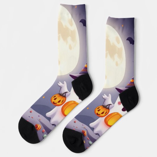 Irresistibly Ghost Socks – Magical Halloween Glow Sokken (Links)