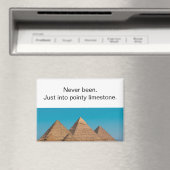 Irreverent Egyptian Pyramids Travel Refrigerator Magneet (Insitu (Vaatwasser))