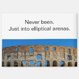 Irreverent Rome Colosseum Travel Refrigerator Magneet