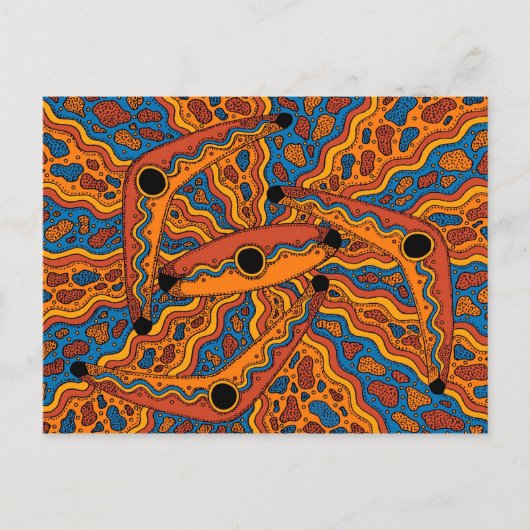 IrrgilMarrga - Boomerang/scheepszomerseizoen Briefkaart (Voorkant)