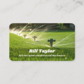 Irrigatie Sprinkler Systemen Visitekaartje (Voorkant)