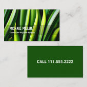 irrigatie van het maaien van gazon visitekaartje (Voorkant / Achterkant)