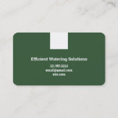 Irrigatiewaterbeheer Visitekaartje (Achterkant)