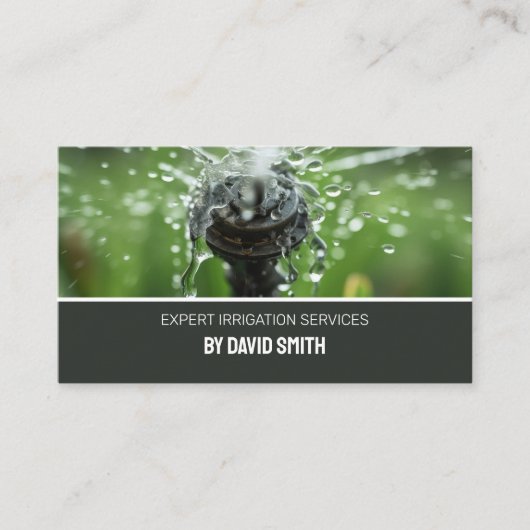 Irrigatiewaterbeheer Visitekaartje (Voorkant)