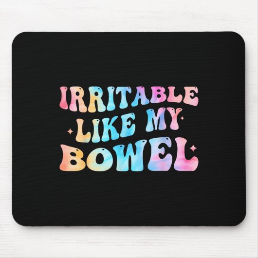 Irritable Like My Bowel Ibs Funny Mems  Muismat (Voorkant)