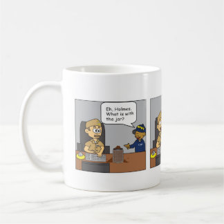 Irritatie Coffee Bean Jar Koffiemok