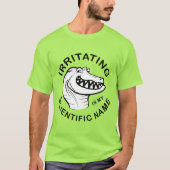 Irritator Trollface (tekst) T-shirt (Voorkant)