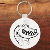 Irritator Trollface (zonder tekst) Sleutelhanger (Achterkant)