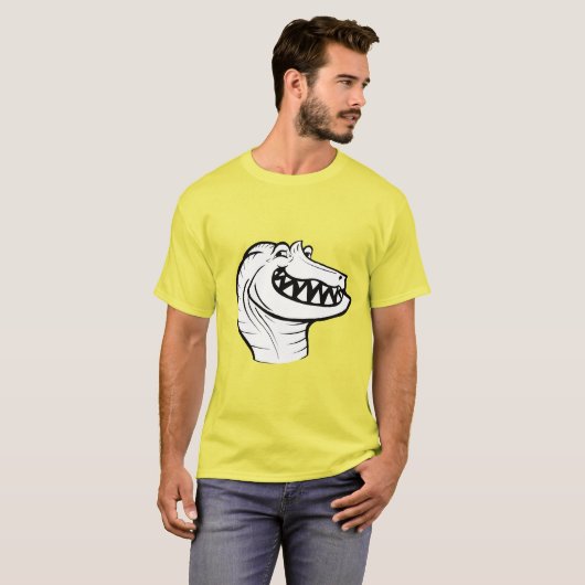 Irritator Trollface (zonder tekst) T-shirt (Voorkant volledig)