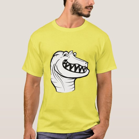 Irritator Trollface (zonder tekst) T-shirt (Voorkant)