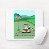 IRS Auditor in a Golf Sand Trap Muismat (Met muis)