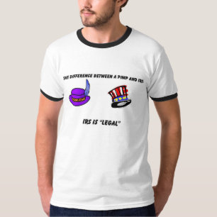 IRS EN EEN PIMP T-SHIRT