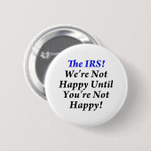 IRS, fiscale Humor T-Shirts. Ronde Button 5,7 Cm (Voorkant /achterkant)