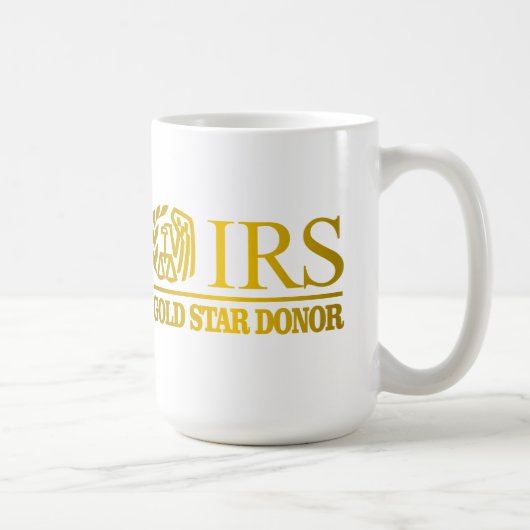 IRS Gold Star Donor Koffiemok (Rechts)