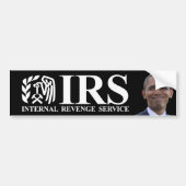 IRS Internal Revenge Service - Anti-Obama Bumpersticker (Voorkant)