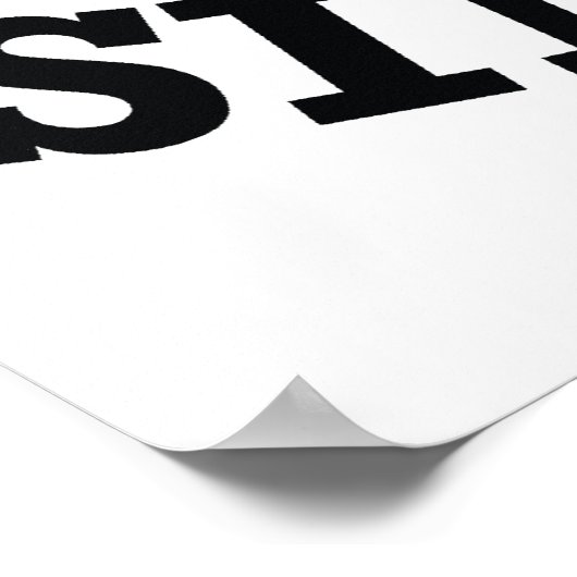 IRS - Interne dienst Inkomsten Poster (Hoek)