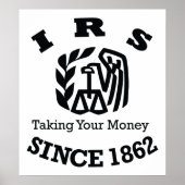 IRS - Interne dienst Inkomsten Poster (Voorkant)