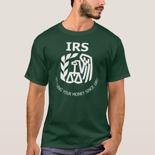 IRS - Interne dienst Inkomsten T-shirt (Voorkant)