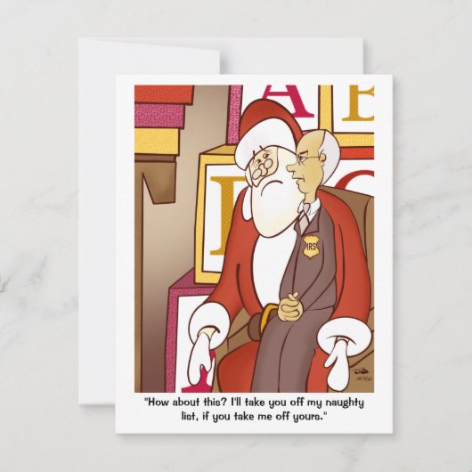IRS Naughty List Kaart (Voorkant)