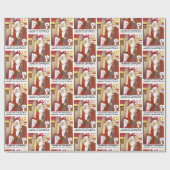 IRS Naughty List Vakantie Cadeaupapier (Vlak)