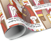 IRS Naughty List Vakantie Cadeaupapier (Rol Hoek)