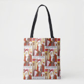 IRS Naughty List Vakantie Tote Bag (Voorkant)
