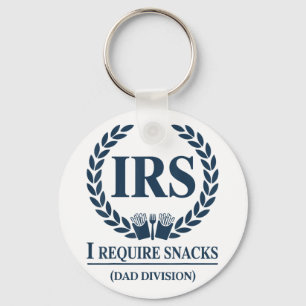 Irs papa belasting Ik heb snacks nodig Grappige va Sleutelhanger