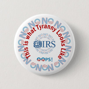 IRS Scandal 2013 Ronde Button 5,7 Cm