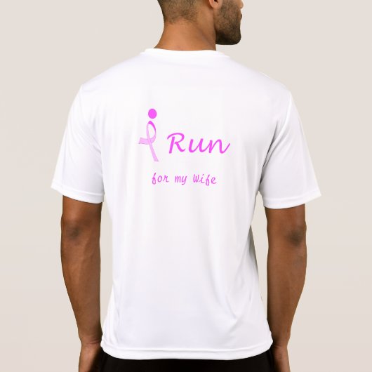 irun for Breast Cancer Awareness T-shirt (Achterkant)