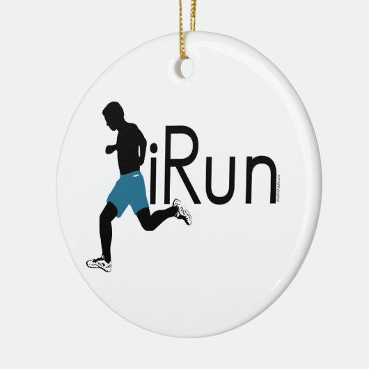 iRun Keramisch Ornament (Links)