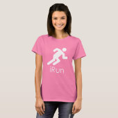 "iRun"-Shirt voor dames T-shirt (Voorkant volledig)