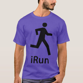iRUN zwart T-shirt