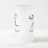 IRunToDrink "Ik loop om te Drinken" Voorste Mok (Center)