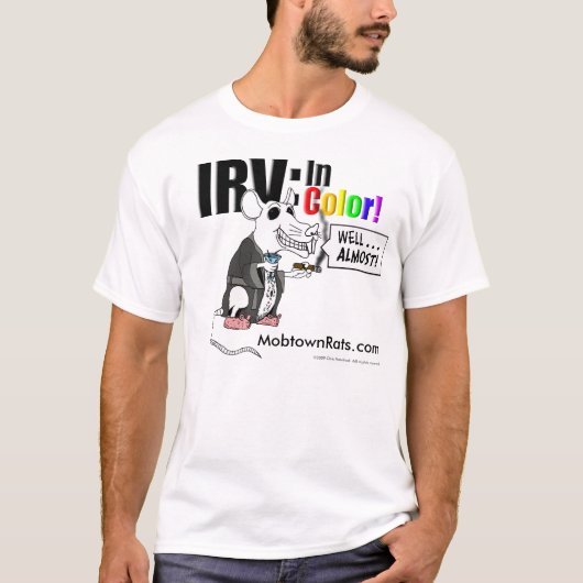 Irv: In kleur! T-shirt (Voorkant)